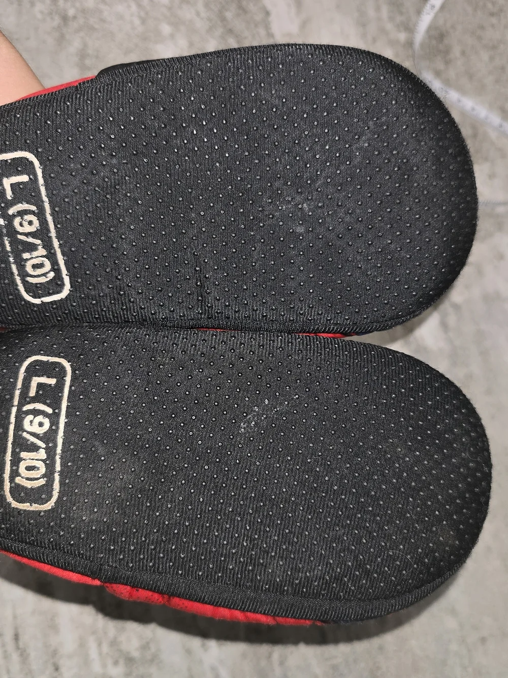 Marvel Spider-Man Red Toddler Slippers- Large 9/10